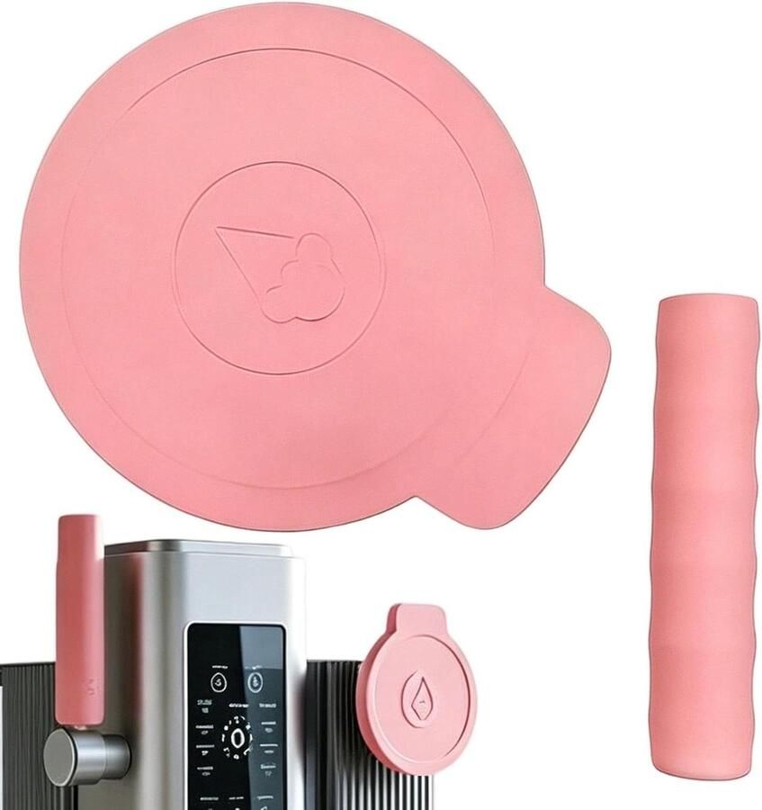Handgreepafdekking IJsmachine Set van 2 Comfortabel Gebruik Antislip Siliconen 2-delig Zwart