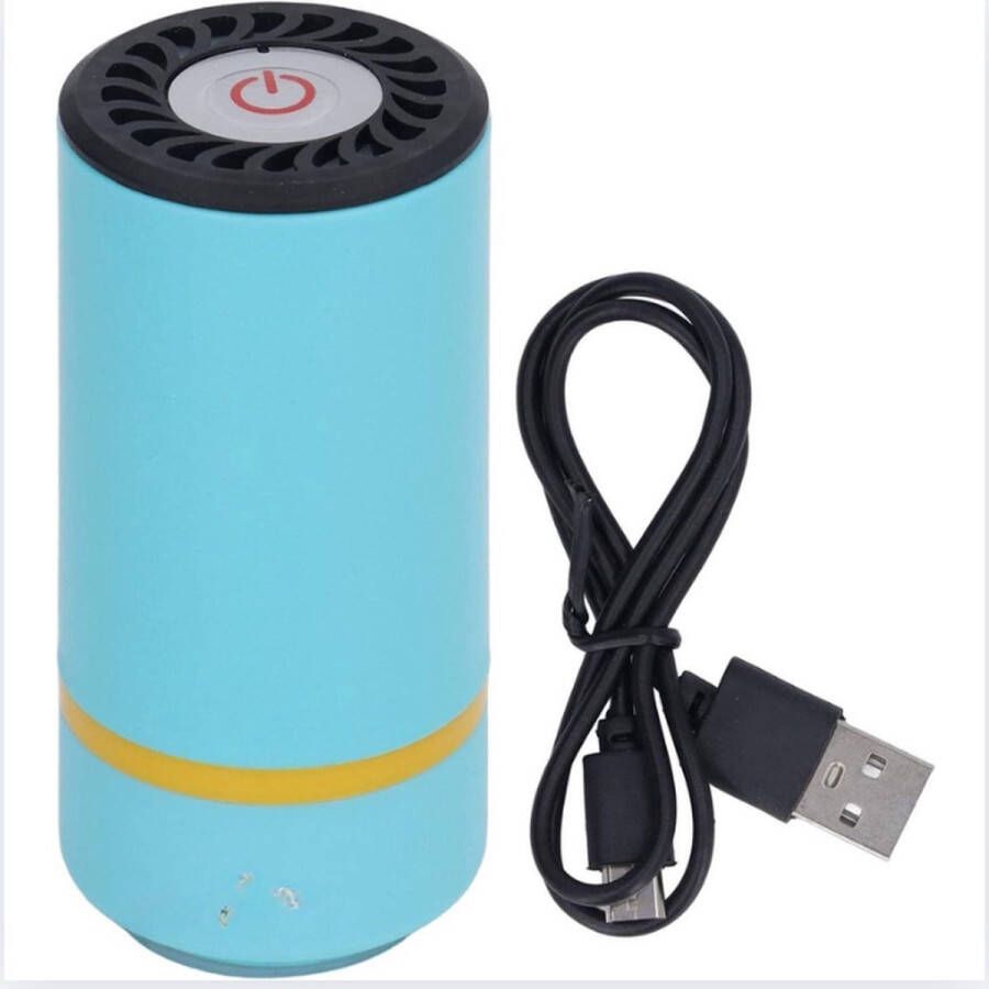Handheld Elektrische Vacumeermachine met Batterij voor Voedsel en Kleding Blauw