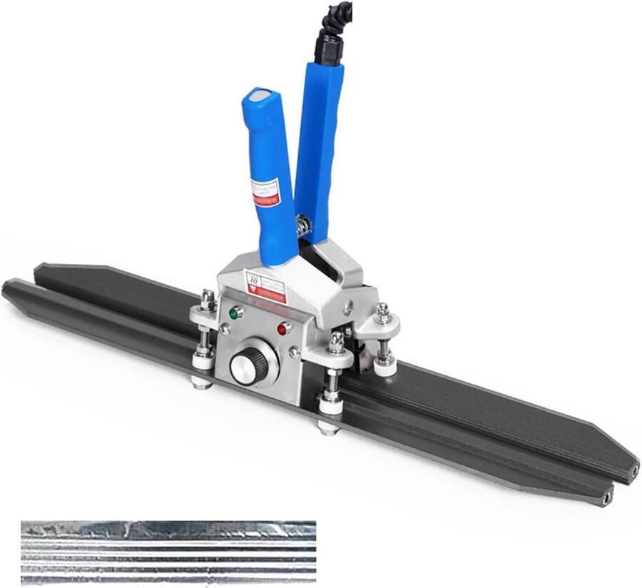 Handheld Heat Sealer Verpakking Sealer Hitte Zakken Afdichten Instelbare Temperatuur 40 cm Grijs