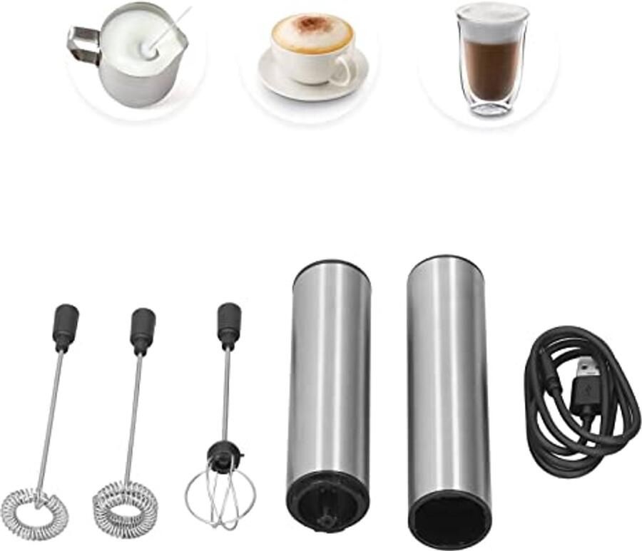 Handheld Melkopschuimer Oplaadbaar en Draagbaar Elektrische Garde voor Koffie