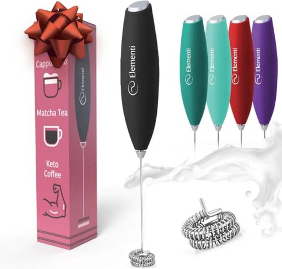 Handheld Melkschuimer Krachtige Mini Koffie-Opschuimer voor Perfecte Koffie en Frappe Elektrische Drankmixer & Roerder