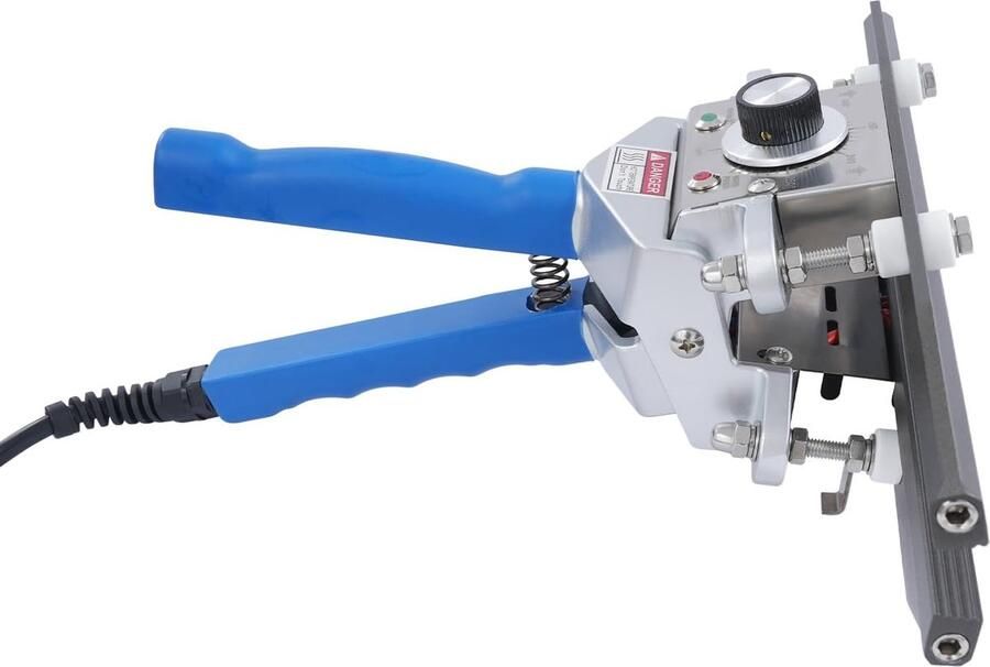 Handheld Sealapparaat Folielasapparaat Verzegelaar Dikke Zakken Sluiten Instelbare Temperatuur 300mm 500W Blauw