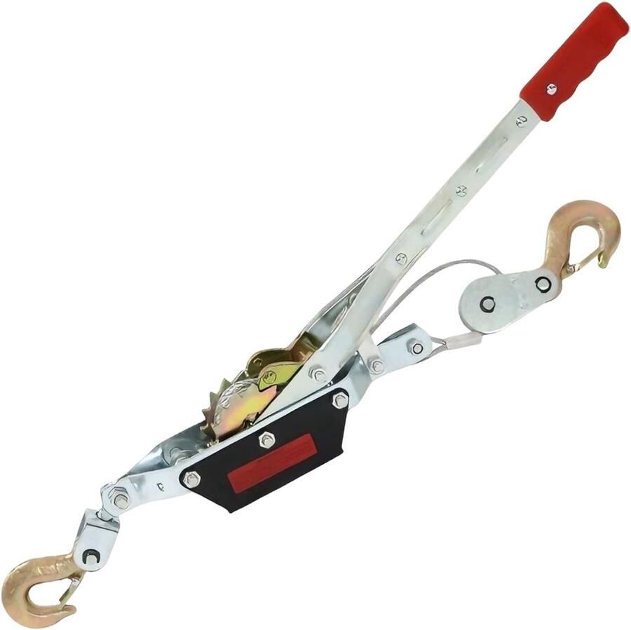 Handhendelkabel 4 ton draagvermogen handlier met 2 5 m lange staalkabel veiligheidslaghaak kabel met ratel hand power puller voor bouw snelweg brug metallurgie