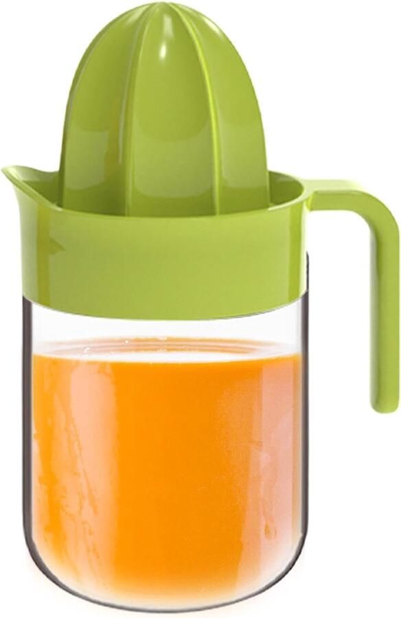 Handige Citruspers Sapcentrifuge Keuken Verse Sappen Maken Eenvoudig Reinigen 450ml Capaciteit Groen
