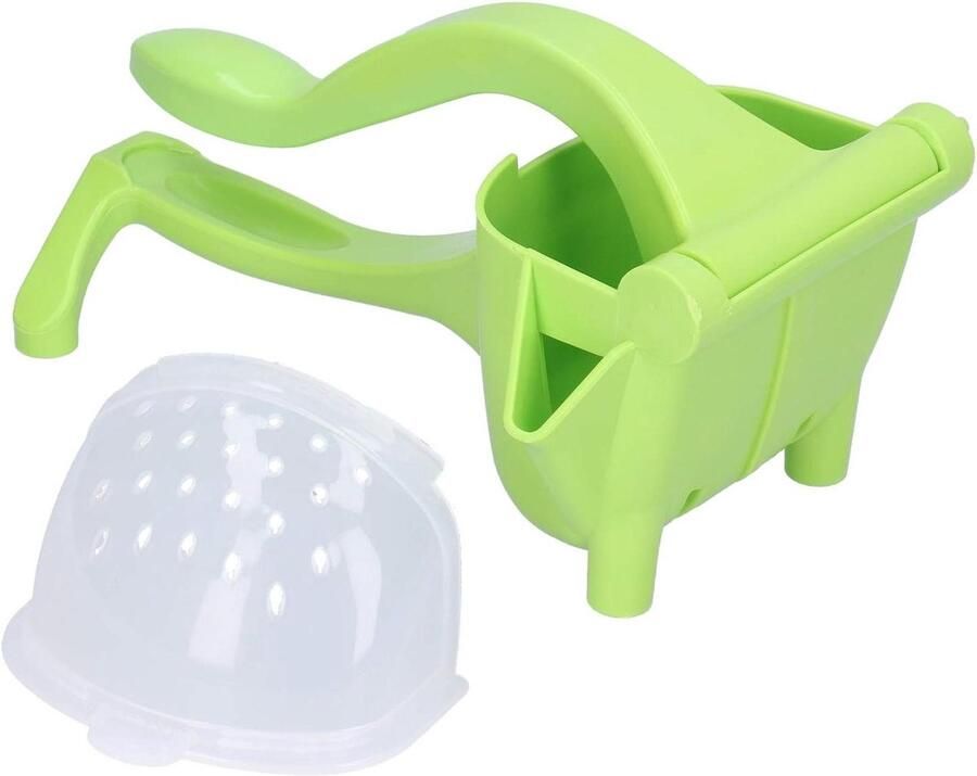 Handige Fruitpers Citrus Squeezer Verse Drankjes Maken V-vormige Uitloop 23 x 16 x 13 cm Groen
