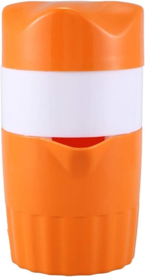 Handige Fruitpers Sapmaker Keuken Verse Sappen Maken Draagbaar Ontwerp 17.5cm x 10cm Oranje - Foto 1