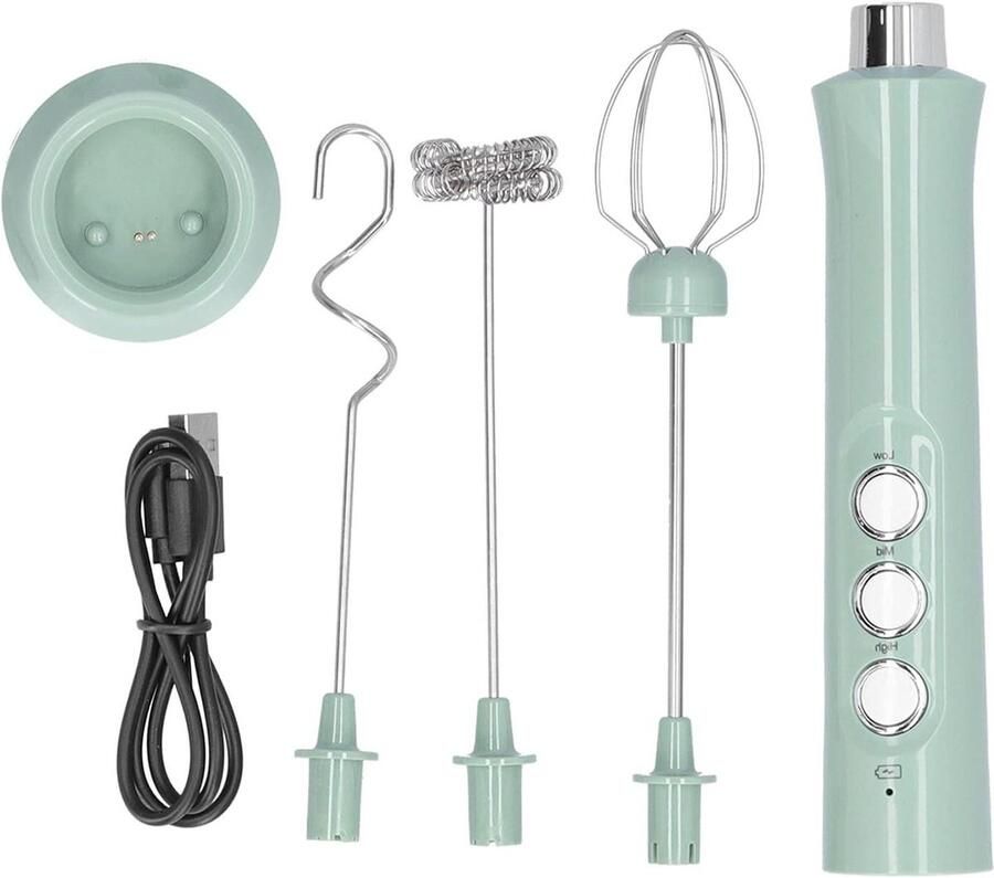 Handige Mixer Drank Roermachine Koffie Maken Drie Snelheden Compact Formaat Rood