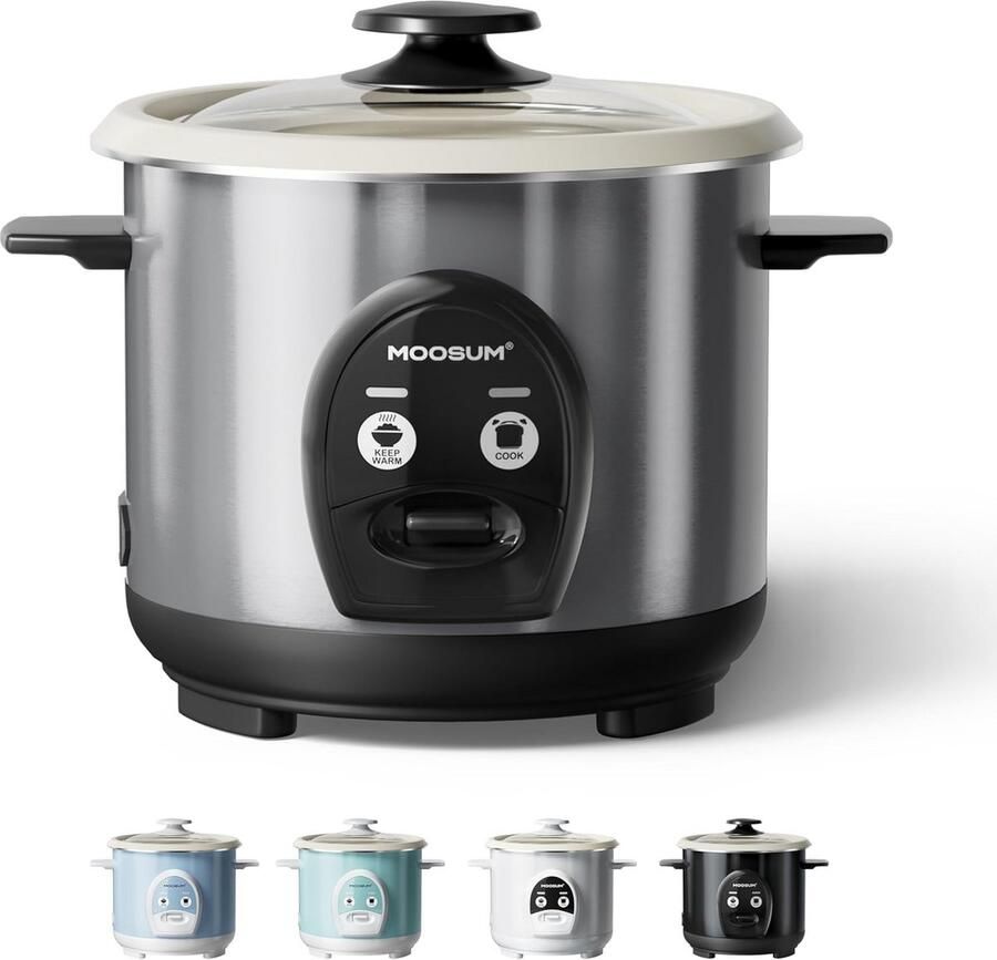 Handige Rijstkoker met Warmhoudfunctie voor Kleine Huishoudens