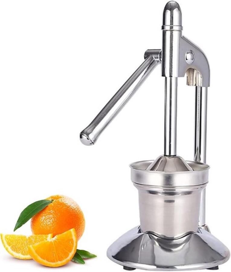 Handige Sapcentrifuge Citruspers Keuken Vers Sap Maken Roestvrij Staal 165 x 365 cm Zilver