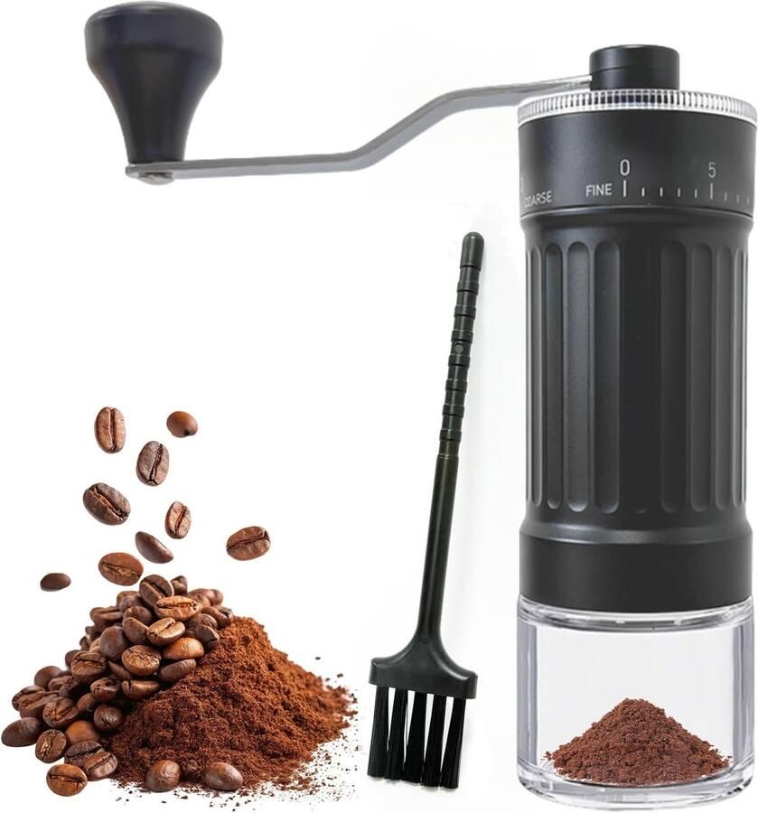 Handkoffiemolen Handmatige molen Verse koffie zetten 40 standen instelbaar 176 x 92 x 67 cm