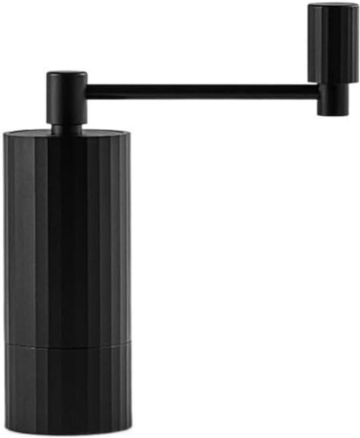 Handmatige Koffiemolen Bonenmaler RVS Verse Koffie Zetten Stille Bediening 135 x 5 cm Zwart