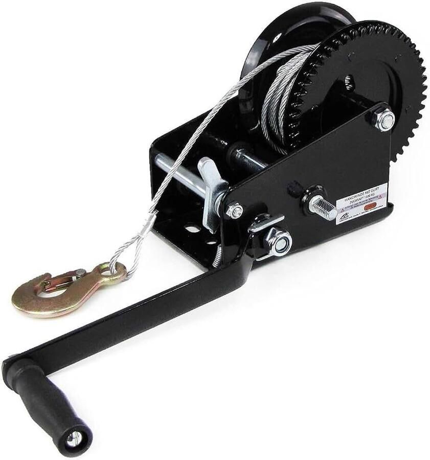 Handlier 1500 kg kabellier handlier 10 meter lang draadkabel voor werkplaats garage aanhanger boot