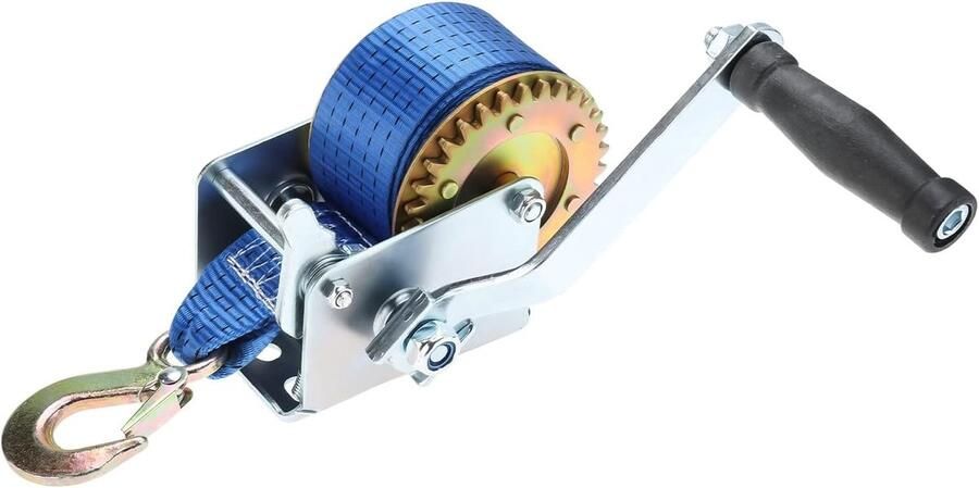 Handlier blauw 600LBS 270 KG 6M bergingslier bootlier polyester kabel
