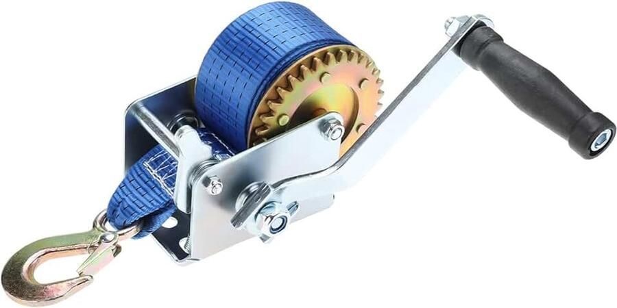 Handlier blauw 600LBS 270 KG 6M bergingslier bootlier polyester kabel