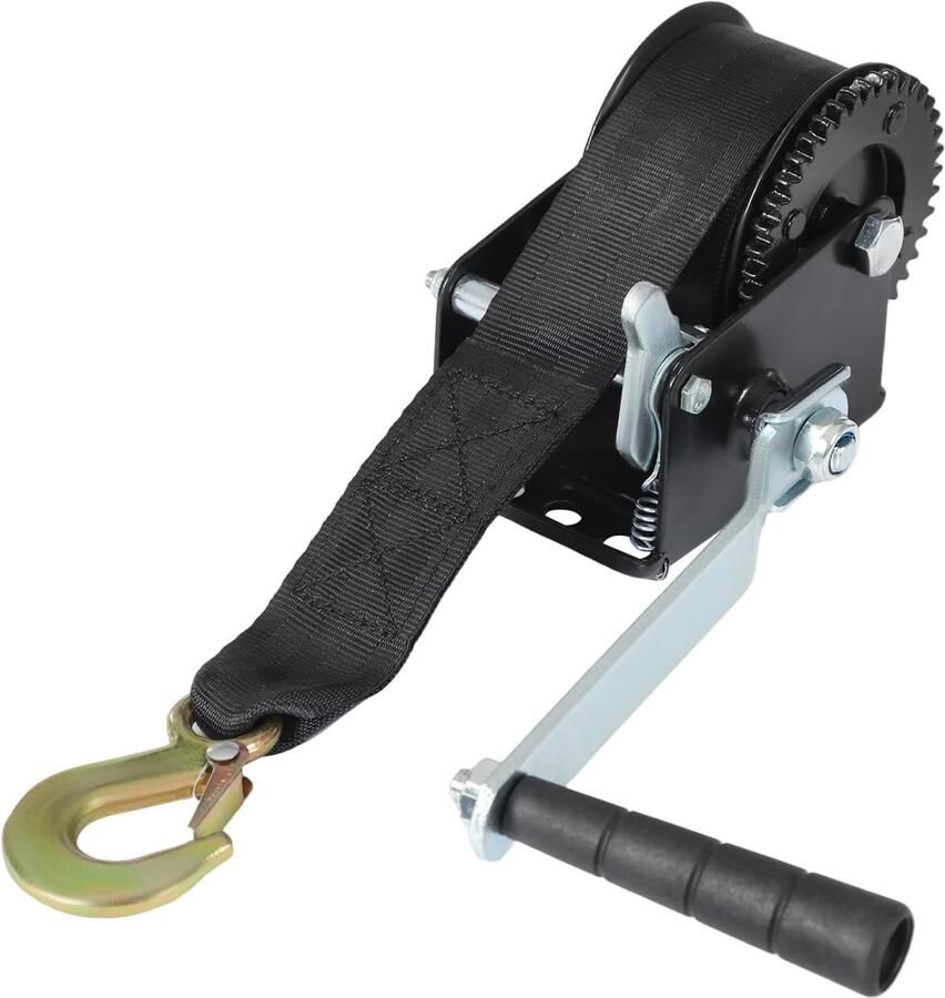 Handlier met 5 m riem bergingslier bootlier handlier met handvat voor schepen aanhangers