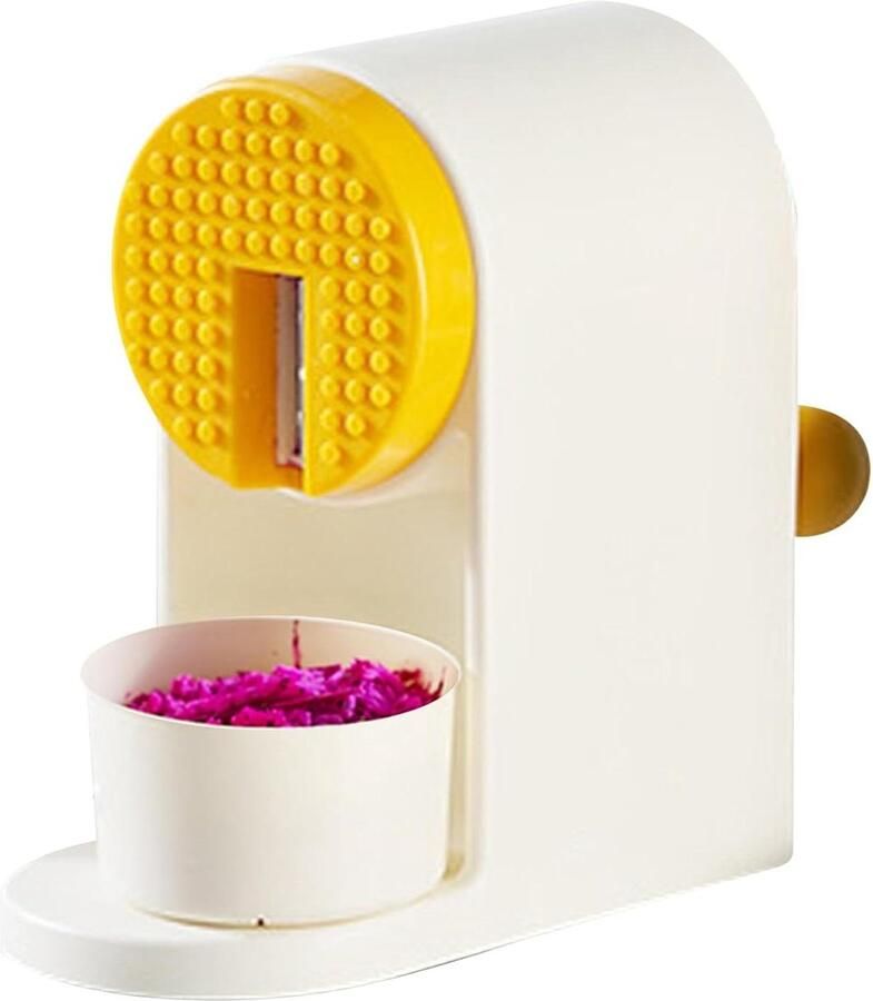 Handmatig ijsscheerapparaat IJsmachine Sneeuwkegels Thuis ijs bereiden Roestvrijstalen snijder 23.3 x 13.3 x 23.3 cm Wit