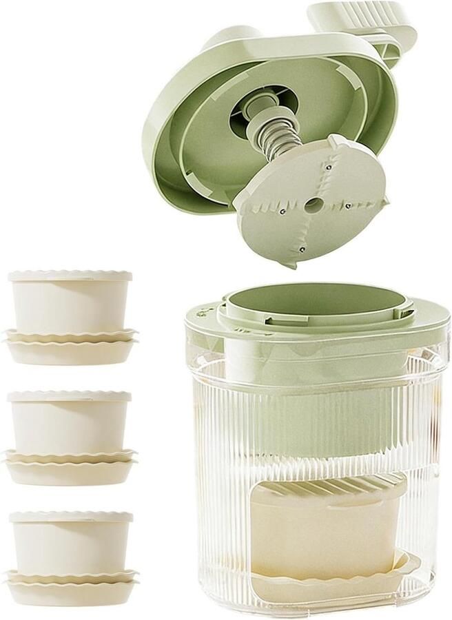 Handmatige IJsmachine Sneeuw Kegel Maker Desserts Maken Roestvrij Staal Snijders 12 x 23 cm Meerkleurig