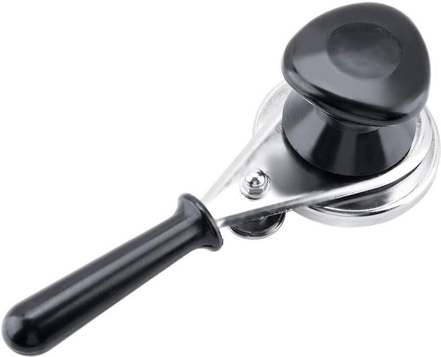 Handmatige Blik Sealer Pot Afsluiter Keuken Gebruik Roestvrij Staal 8.5 cm Diameter Zilver