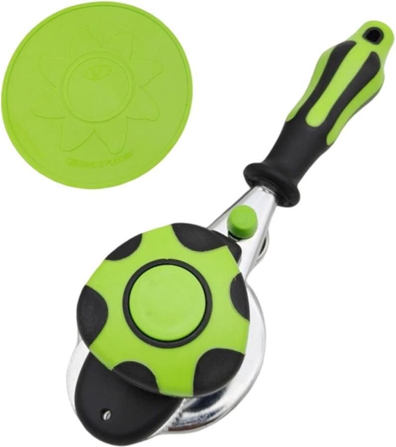Handmatige blik sluitmachine Keuken gadget Voedsel conserveren Ergonomische grip 24.5 cm Groen