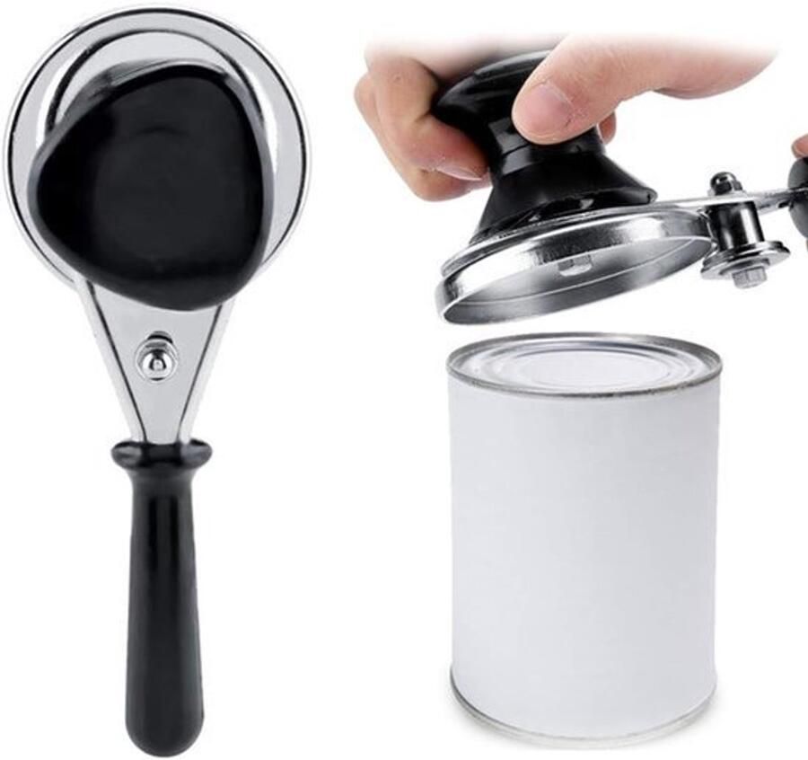Handmatige Blikkensealer RVS Sealer voor Blikken en Glazen Potten 22 cm Lengte