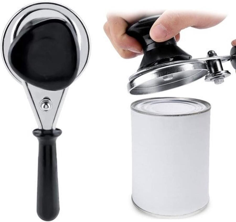Handmatige Blikkensealer RVS Sealer voor Blikken en Glazen Potten 22 cm Lengte