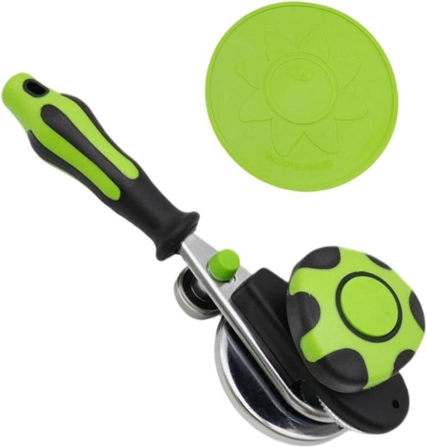 Handmatige Blikverzegelaar Afsluitmachine Glas Voedsel Bewaren Antislip Handgreep 24.5 cm Groen