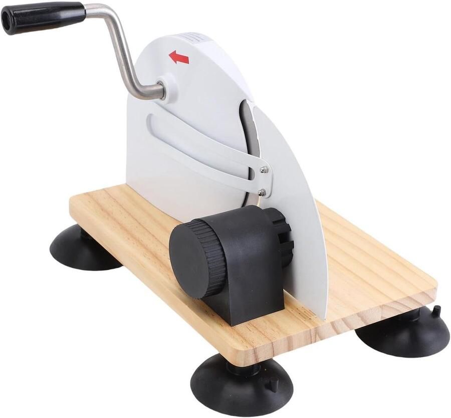 Handmatige Broodsnijder Brood Snijmachine Gelijkmatig Brood Snijden Stabiele Zuignappen 37 Centimeter Zilver