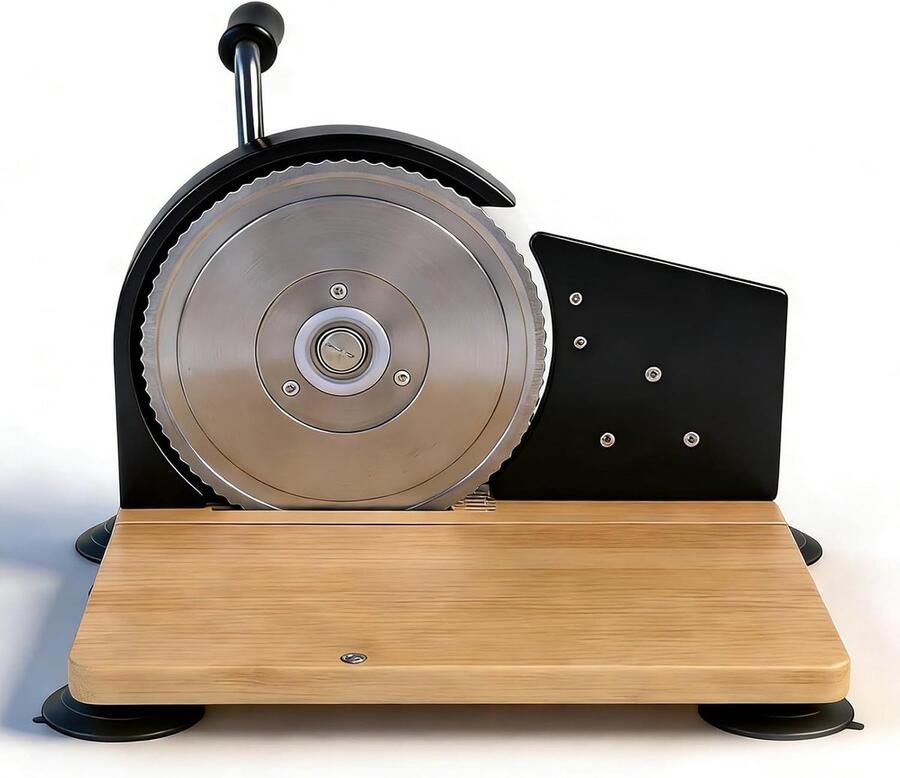 Handmatige Broodsnijder Keuken Hulp Gelijkmatig Snijden Verstelbare Dikte 25cm Breed Zwart