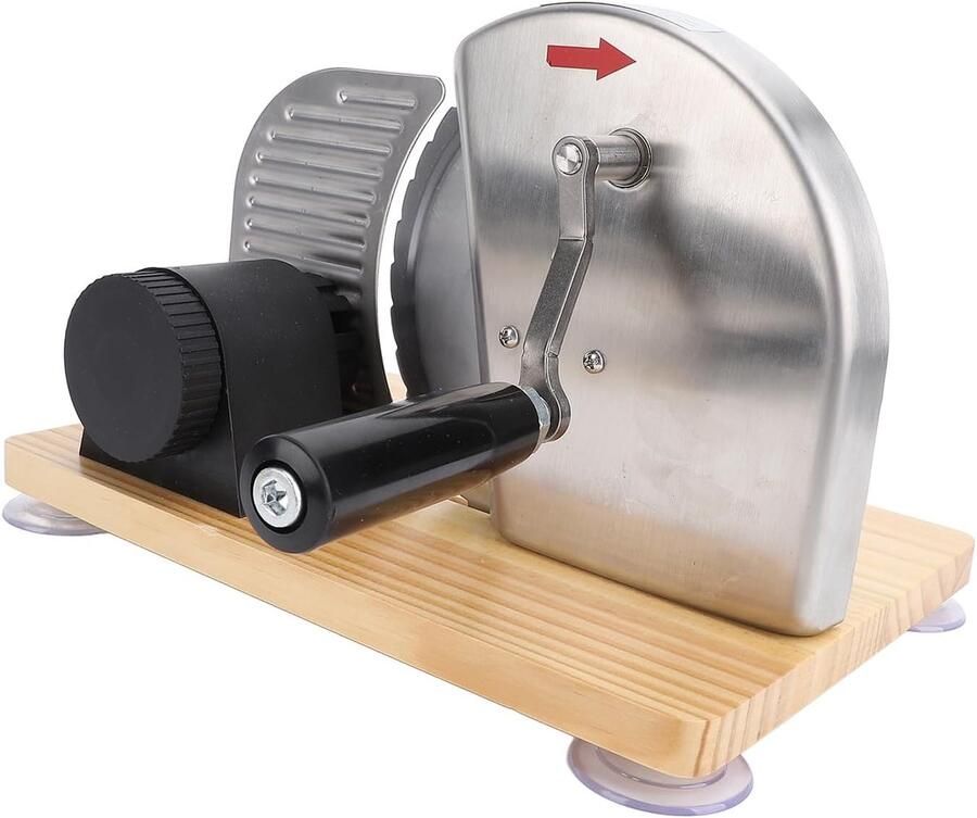 Handmatige Broodsnijder Verstelbare Snijder Gelijkmatige Plakjes Efficiënte Tandwiel Aandrijving 37x28x28 cm