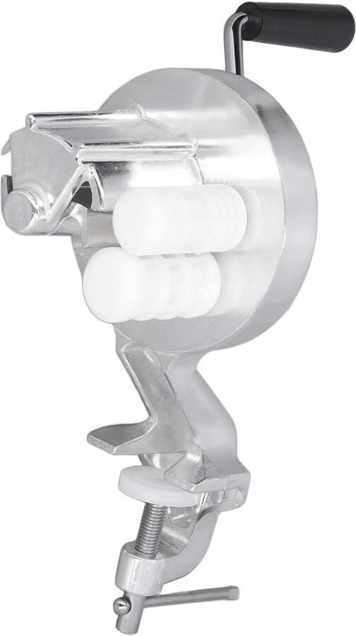 Handmatige Cavatelli Maker voor Verse Pasta RVS Macaroni Machine Draagbare Noodles Pers met Handcrank voor Thuisgebruik