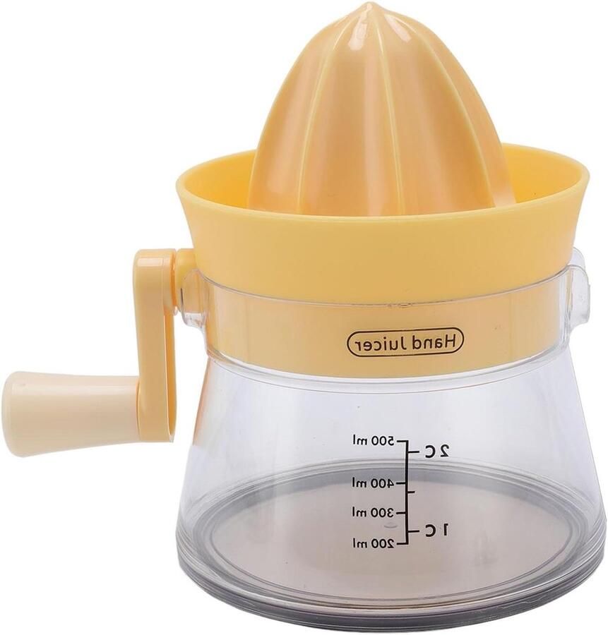 Handmatige Citruspers Citroenpers Handpers Sap Maken Spiraalpers Technologie 500 ml Wit