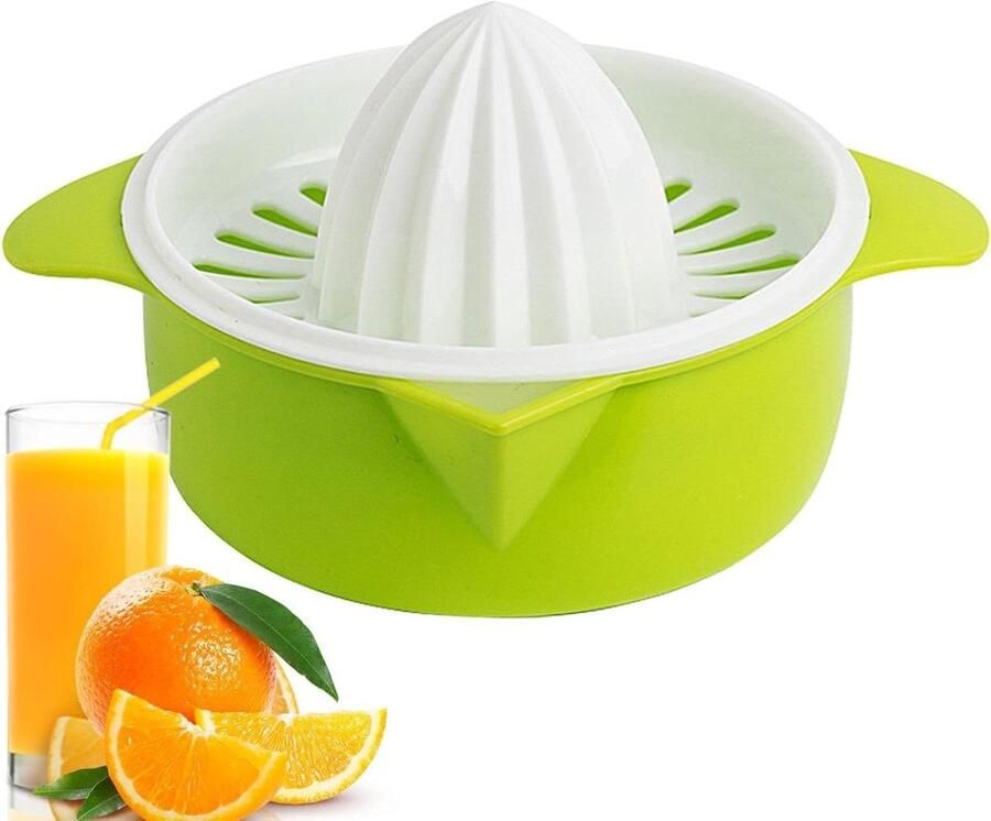 Handmatige Citruspers Citroenpers Keuken Sap Extraheren Compact Ontwerp 155 x 85 cm Groen