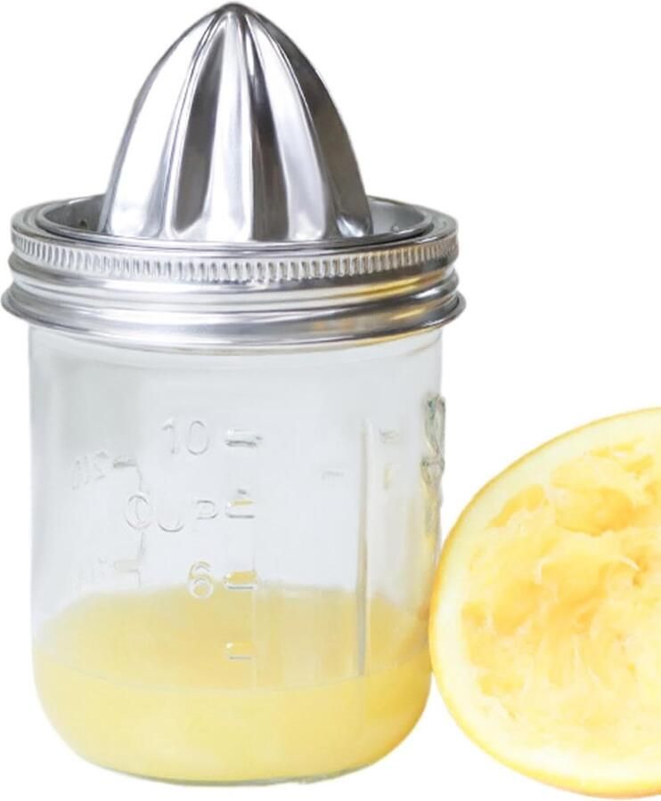 Handmatige Citruspers Deksel voor Glazen Pot Citruspers en Bewaaroplossing