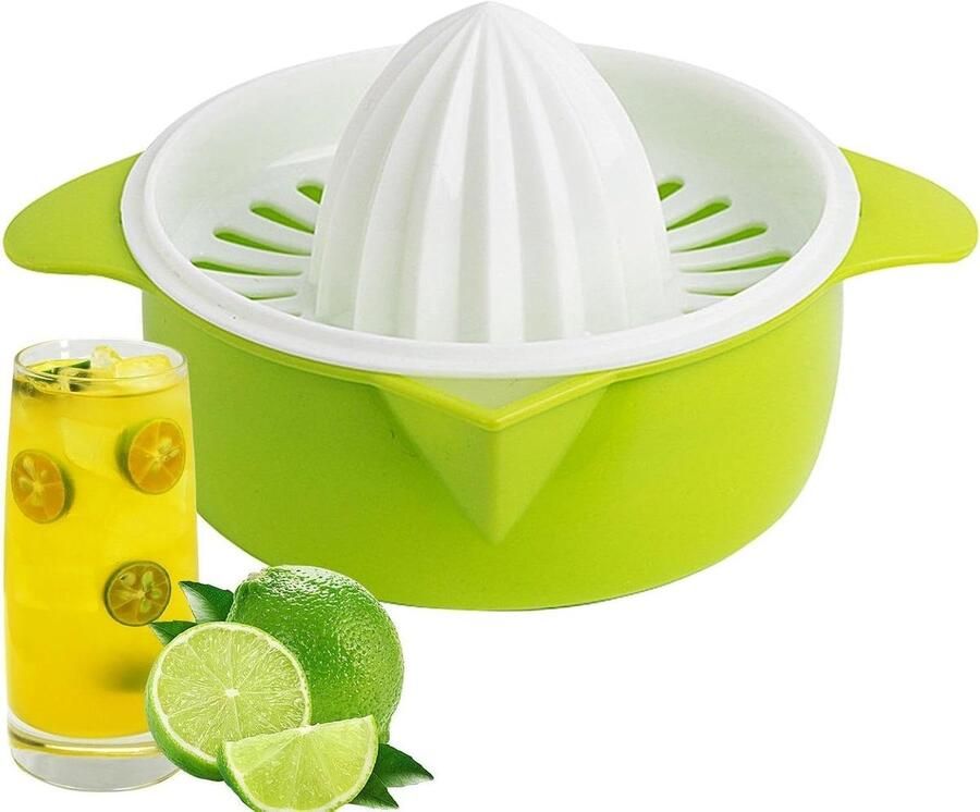 Handmatige Citruspers Fruitpers Sapcentrifuge Vers Sap Maken Zuignap Bevestiging 155 x 85 cm Groen