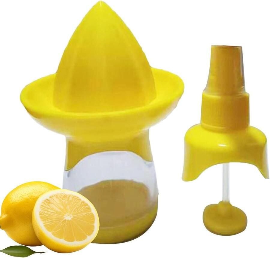 Handmatige Citruspers Keuken Squeezer Vers Sap Maken Dubbele Gebruiksmogelijkheden Compact Ontwerp Geel