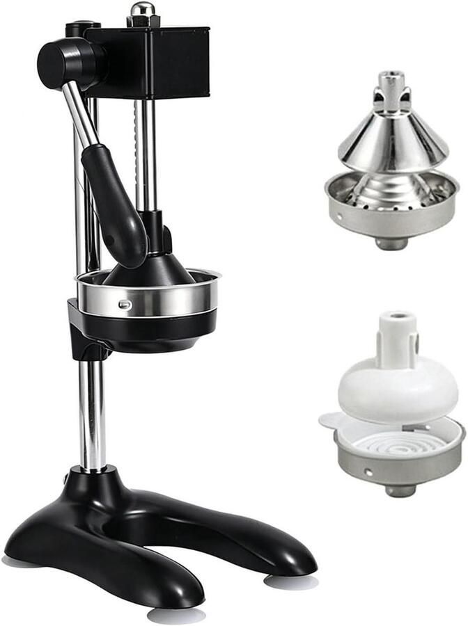 Handmatige Citruspers Keukenpers Vers Sap Maken Brede Zuignapbasis 45 cm Hoog Zwart