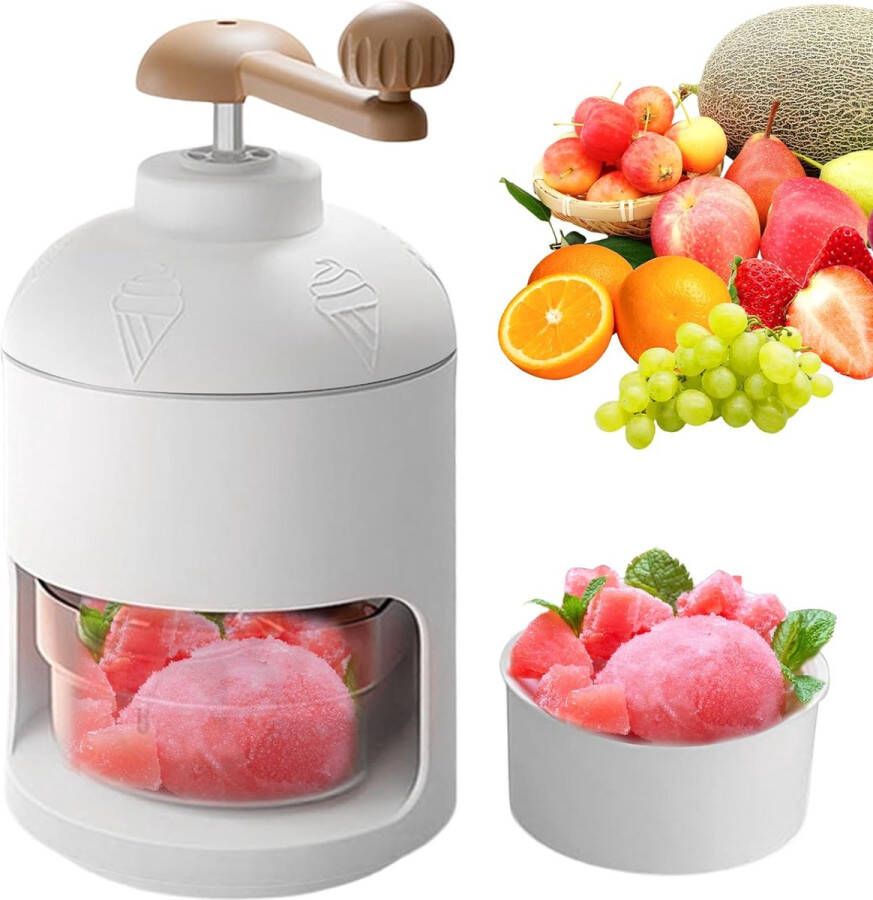 Handmatige Draaibare IJshakmolen met Vorm voor Bevroren IJs Ice Cube Crusher voor IJs Bars en Restaurants