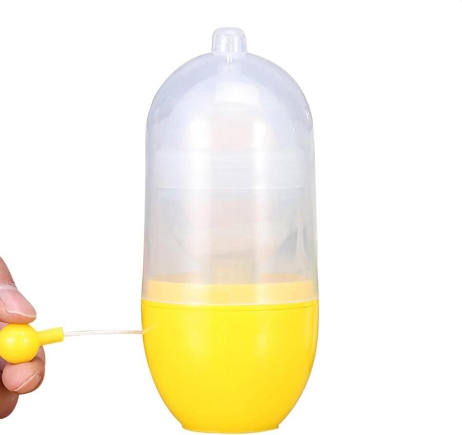 Handmatige Ei Mixer Keuken Tool Bakken Koken Hand Aangedreven 15 x 6 cm Geel
