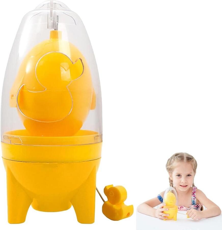 Handmatige Eierschudder Gouden Eieren Maker Keuken Gadget Eenvoudig te Monteren 19.3 cm Geel