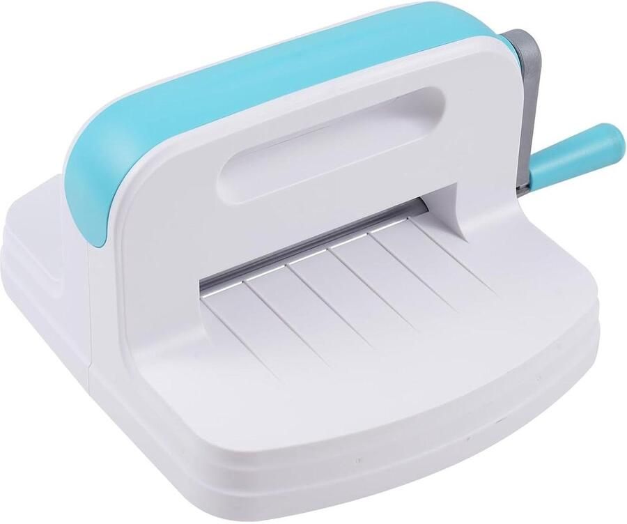 Handmatige Embossingmachine Stansmachine Kaarten Maken Scrapbooking en Knutselen Stalen Rolsysteem A5 6 Inch Wit