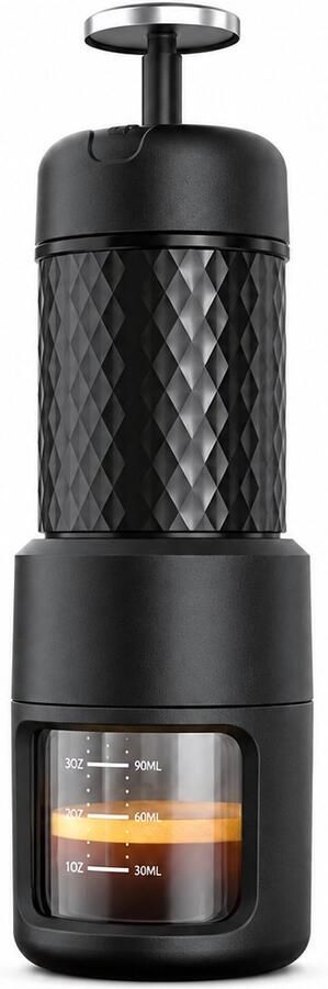 Handmatige Espressomachine – Draagbaar Koffiezetapparaat – Voor Capsules & Gemalen Koffie – RVS Binnenwand