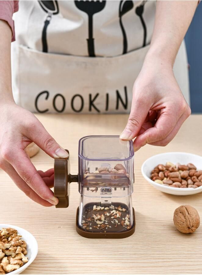 Handmatige fruitvermaler noten- en chocolademolen Praktisch keukenhulpmiddel voor het vermalen van pinda's noten walnoten en chocolade