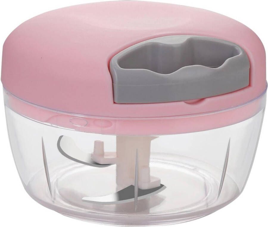 Handmatige Groentesnijder 500ML Multifunctionele Hakmolen voor Snijden van Uien Vlees en Groenten