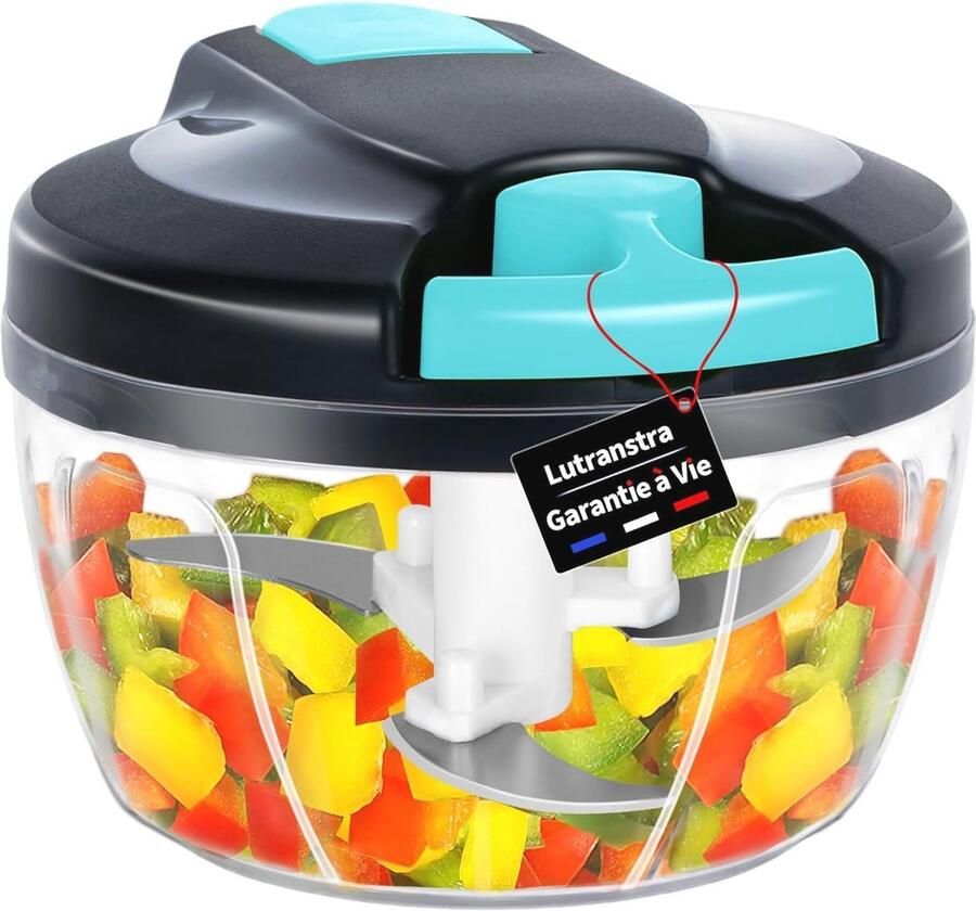 Handmatige hakmolen 550 ml Groentesnijder en mini-hakmolen voor vlees en babyvoeding