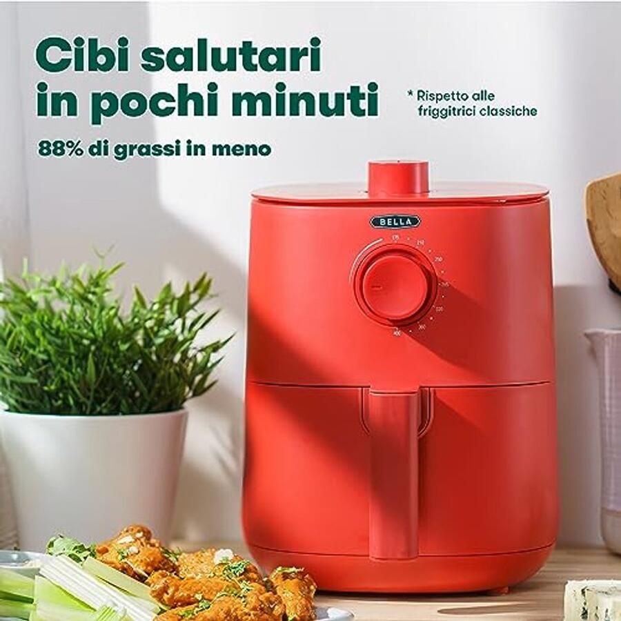 Handmatige Heteluchtfriteuse Olievrij Frituren Vaatwasmachinebestendig Compact Design