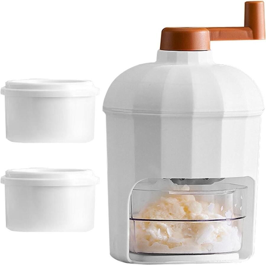 Handmatige ijsbreker IJsmachine crusher Drankjes maken Moeiteloos slijpen 305 ml capaciteit Multicolor