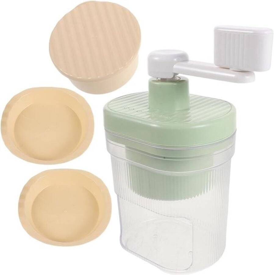 Handmatige Ijscrusher Geschaafde Ijsmachine Koude Dranken Maken Geruisloze Werking 23 x 12.5 cm Meerkleurig