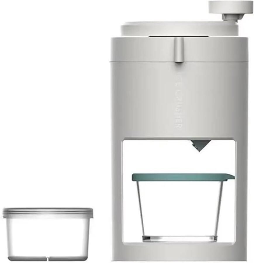 Handmatige Ijscrusher Smoothiemaker Hagelbreker Drankjes Maken Compact Ontwerp 15.5x15.5x27.5cm Zoals Afgebeeld