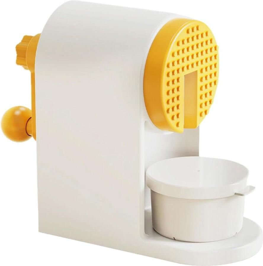 Handmatige IJscrusher Sneeuwconemachine IJsmachine Dessertbereiding Stroomloos Apparaat 22 x 12 x 22 cm Zilverkleurig