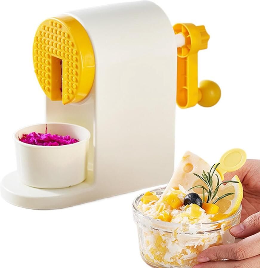 Handmatige IJsmachine Crushed Ice Maker Desserts Cocktails Elektriciteitsvrij Werken 20x27x11 cm